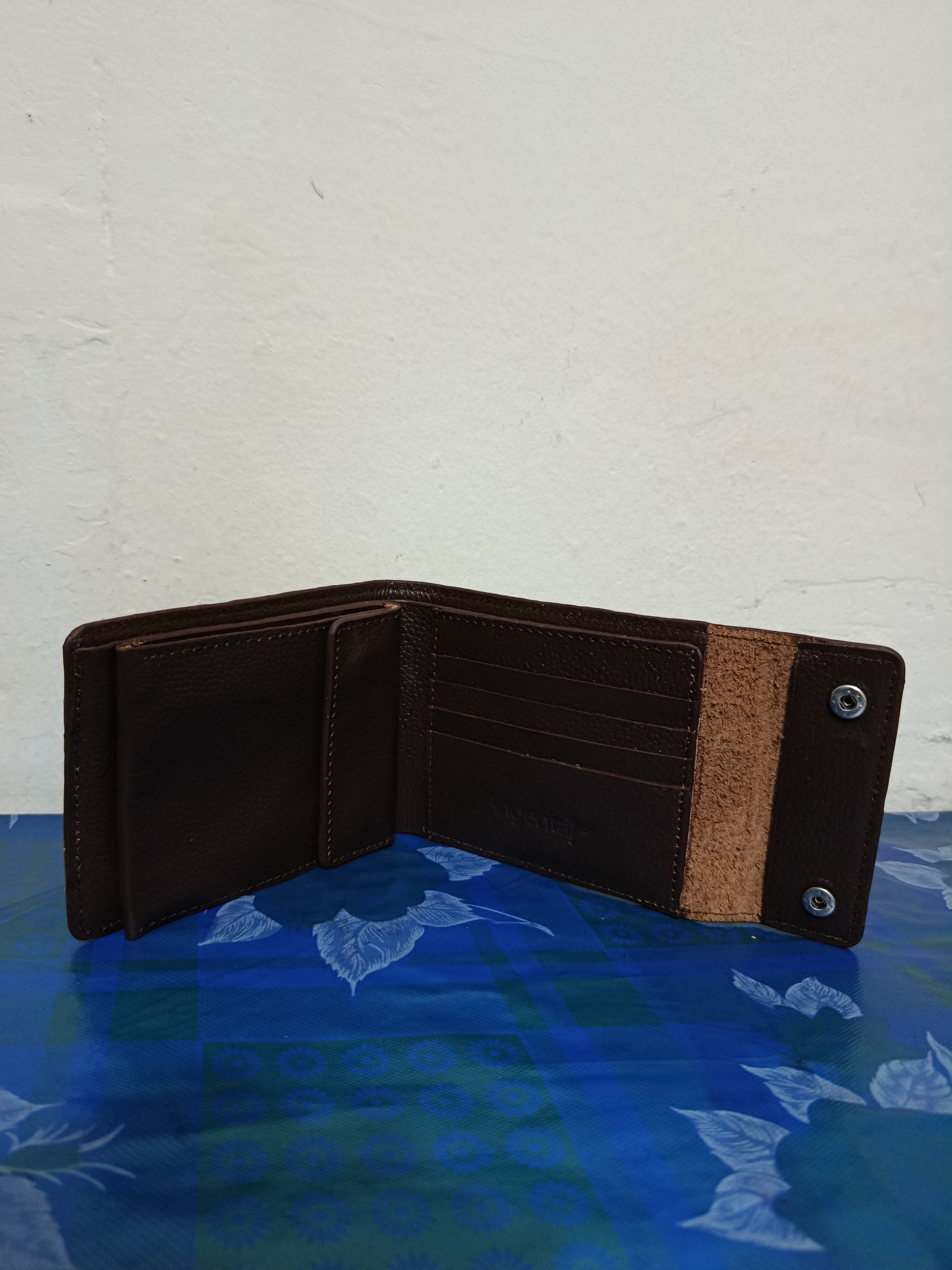 Dark Brown Leather Wallet for Men