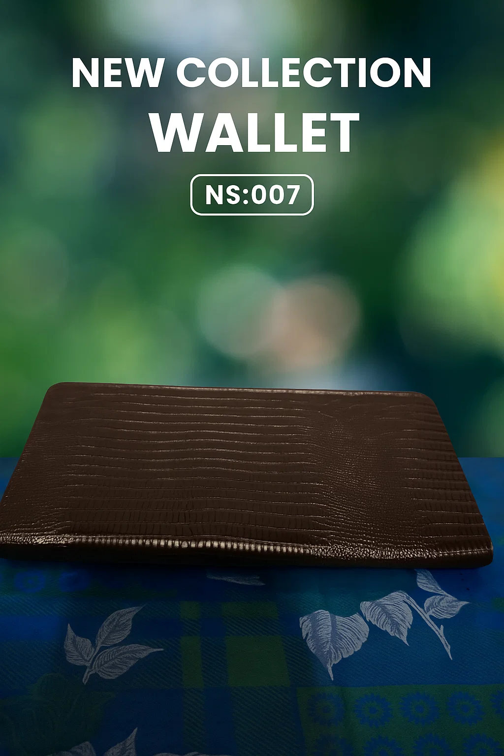 Dark Brown Leather Wallet for Men